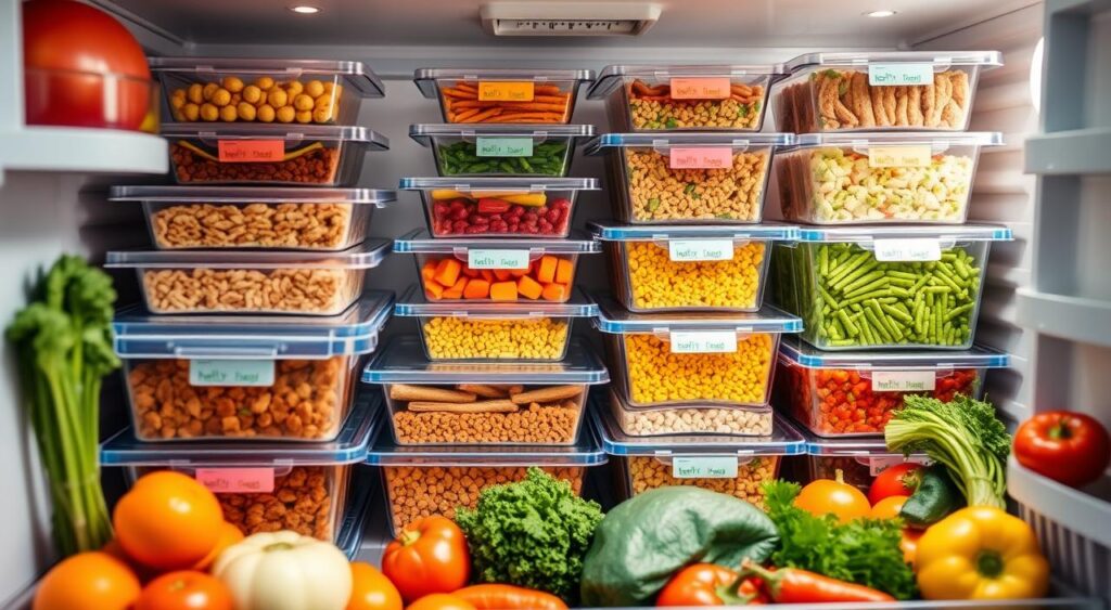 storing frozen meals